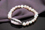 Baroque Pearl CZ Charm Bracelet for Women