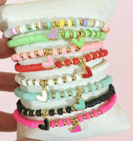 Heart Charm Bracelet Women Jewelry