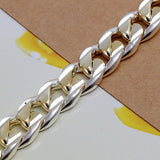 Noble M925 Silver Bracelet 10M Side Buckle H091