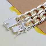 Noble M925 Silver Bracelet 10M Side Buckle H091