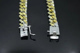 925 Sterling Silver Bracelet with 10MM Square Gem