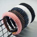 Beaded Hair Hoop Wide-Brimmed Headband
