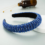 Beaded Hair Hoop Wide-Brimmed Headband