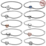 925 Silver Bracelet with Crown Buckle for Women