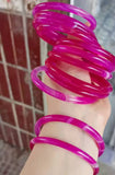 Rare rose red Chalcedony Agate Bangle Fine Jade Jewelry Bracelet