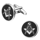 Brass Silvery Masonic Cufflinks French Shirt Cufflinks