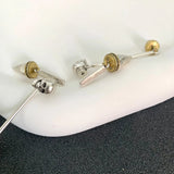 Skull Willow Stud Earrings Retro Jewelry Party Accessories