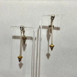 Skull Willow Stud Earrings Retro Jewelry Party Accessories