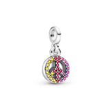 Crystal Fruit Plant Pan Beads Charms Silver 925 Bracelet for Women DIY Jewelry
