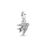 Crystal Fruit Plant Pan Beads Charms Silver 925 Bracelet for Women DIY Jewelry