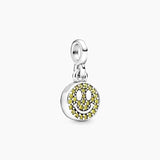 Crystal Fruit Plant Charm Bracelet 925 Silver for Women