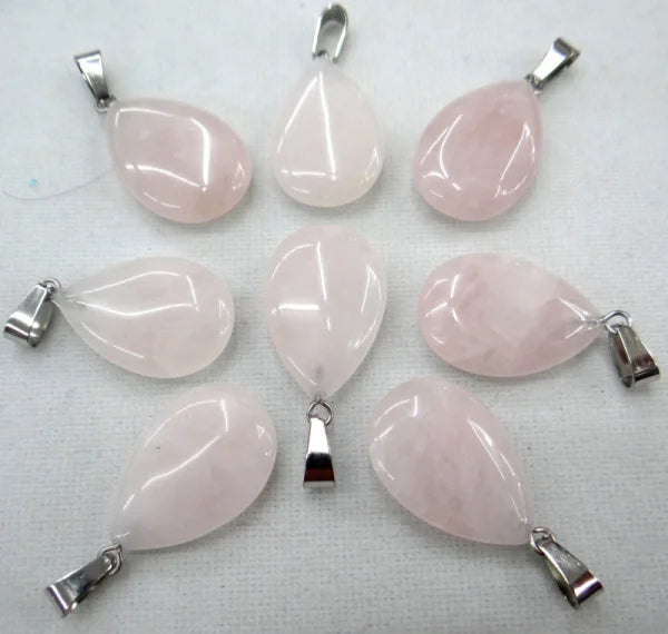 Tiger Eye Opal Quartz Crystal Pendant for DIY Jewelry Making Earring Accessories