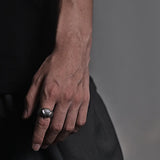 Hot Men Women Silver Retro Owl Opening Adjustable Ring Jewelry