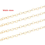 Gold/Silver Stainless Steel Hearts Link Chain for DIY Jewelry