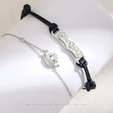 Couple Silver Princess Knight Crown Bracelet Jewelry
