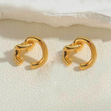 Geometric Pearl Earrings