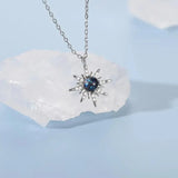 Women's Silver Star Pendant Necklace XL868