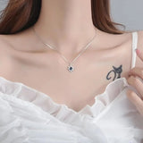 Women's Silver Star Pendant Necklace XL868