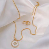 925 Silver Devil's Eye Set for Women