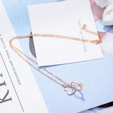 925 Silver Heart Ring Necklace Set Wedding Jewelry