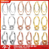 925 Silver Rose Sun Moon Star Earrings Women Gift