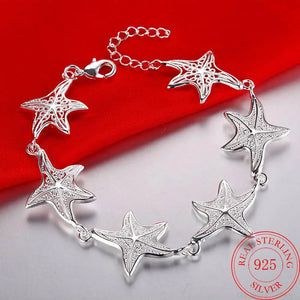 925 Silver Starfish Bracelet