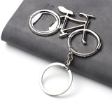 Bicycle Key Chain and Bottle Opener, Zinc Alloy Material