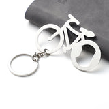 Bicycle Key Chain and Bottle Opener, Zinc Alloy Material