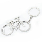 Bicycle Key Chain and Bottle Opener, Zinc Alloy Material