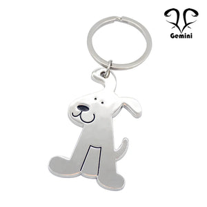 Cartoon Puppy Key Chain, High Quality Dog Ring Keychain