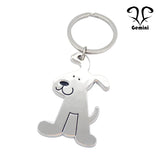 Cartoon Puppy Key Chain, High Quality Dog Ring Keychain
