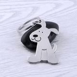 Cartoon Puppy Key Chain, High Quality Dog Ring Keychain