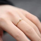 Minimalist Flower Pearl Rings for Women