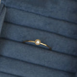 Minimalist Flower Pearl Rings for Women