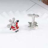 Classic Santa Claus Cufflinks Father Christmas Gift Party Anniversary