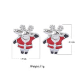Classic Santa Claus Cufflinks Father Christmas Gift Party Anniversary