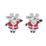 Classic Santa Claus Cufflinks Father Christmas Gift Party Anniversary