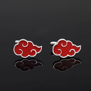 Red Cloud Cufflinks Men's Metal Cuff Links Gemelos