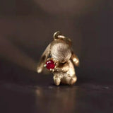Rabbit Jewelry Set Matte Ancient Craft for Women