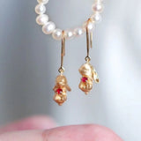 Rabbit Jewelry Set Matte Ancient Craft for Women