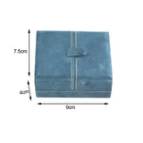 Open Jewelry Box for Ring Earrings - Suede Snap Gift Box