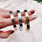 Stainless Steel Cross Bracelet for Women Bangle Gift