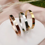 Stainless Steel Cross Bracelet for Women Bangle Gift