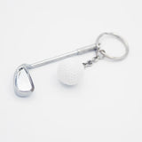 Golf Key Chain for Men Bag Car Pendant Keyrings Boys Sports Key Rings Trinket