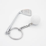 Golf Key Chain for Men Bag Car Pendant Keyrings Boys Sports Key Rings Trinket