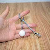 Golf Key Chain for Men Bag Car Pendant Keyrings Boys Sports Key Rings Trinket