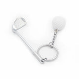 Golf Key Chain for Men Bag Car Pendant Keyrings Boys Sports Key Rings Trinket
