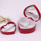 Heart-shaped Jewelry Box Double-layer Organizer