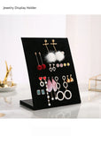 60-Hole Suede Earring Stand Jewelry Organizer