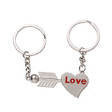 Love Arrow Couples Keychains Men Women Bag Pendant Trinket